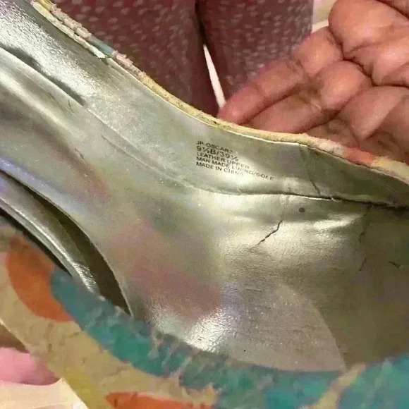 Women Jessica Simpson Multicolored Heel Sz. 9.5B/39.5 - Picture 4 of 6